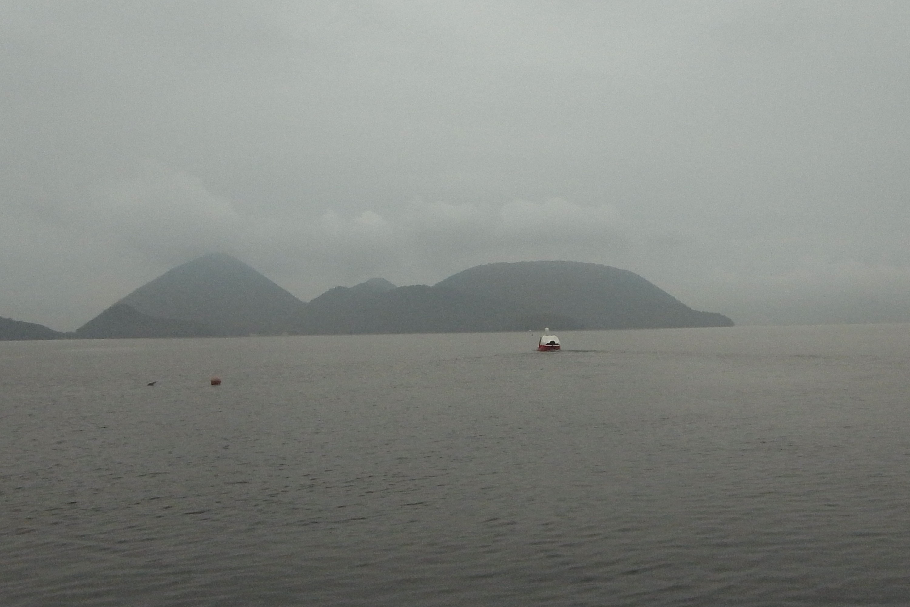 2012.08.23 洞爺湖観測　総移動距離：328 km