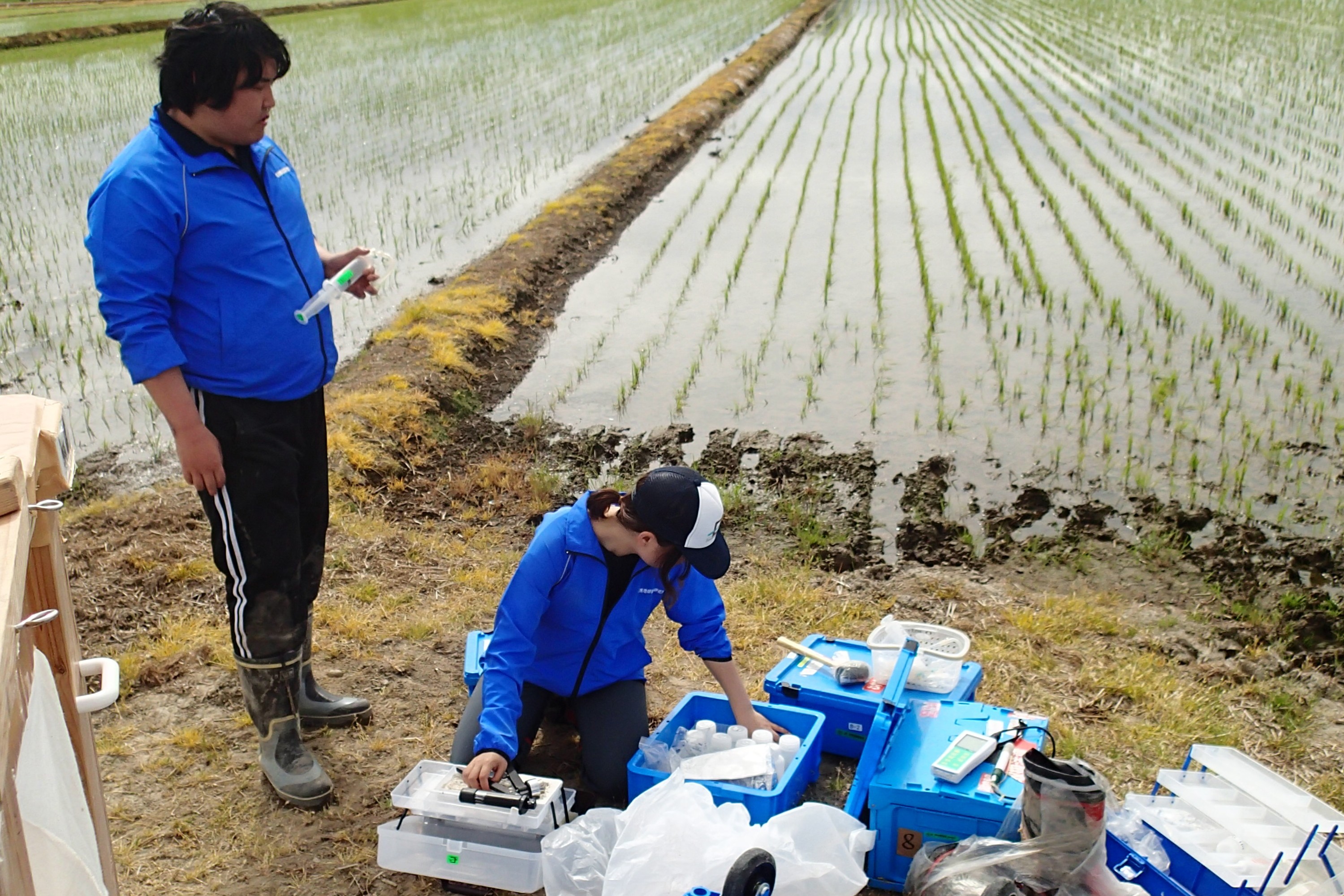 (日本語) 2014.06.08 宮島沼観測＆田植え　総移動距離：110 km